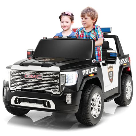 Buy Costzon 2 Seater Ride on Truck, 12V Licensed GMC Battery Powered Car w/Remote Control, LED ...