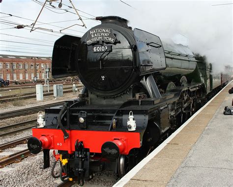 60103 'Flying Scotsman' at Doncaster on 24th Feb 2016 (P.Wormstone) | Flying scotsman, Steam ...