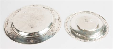 Two Sterling Silver Trays | Cottone Auctions