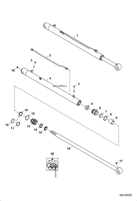 Lift Cylinder (Cushion) - Loaders Bobcat S510 (ATZC11001 & Above ...