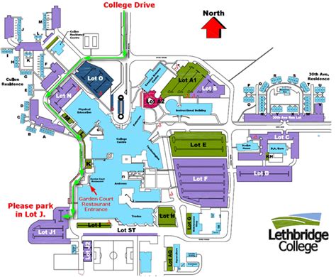 University Of Lethbridge Campus Map