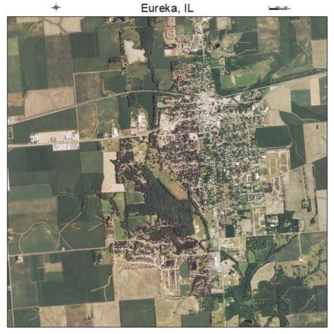 Aerial Photography Map of Eureka, IL Illinois