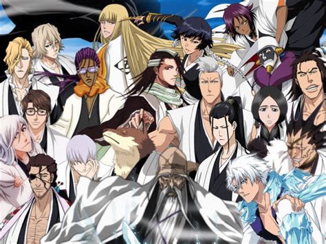 Bleach Captains by coolkat122 on DeviantArt