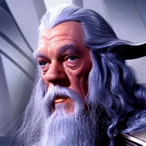 A still of Gandalf in Star Trek TOS (1966) | Stable Diffusion | OpenArt