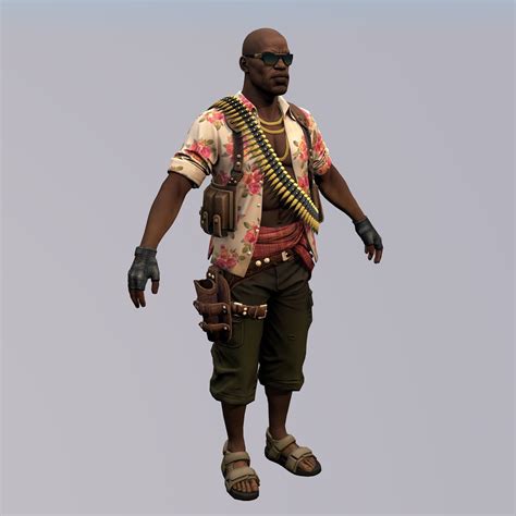 Agent from the game CSGO Elite Hunter Solman Partisans 3D model | CGTrader