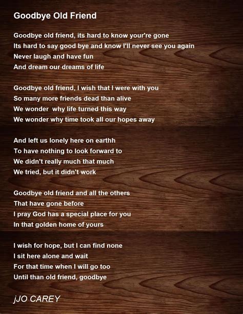 Goodbye Best Friend Poems That Make You Cry