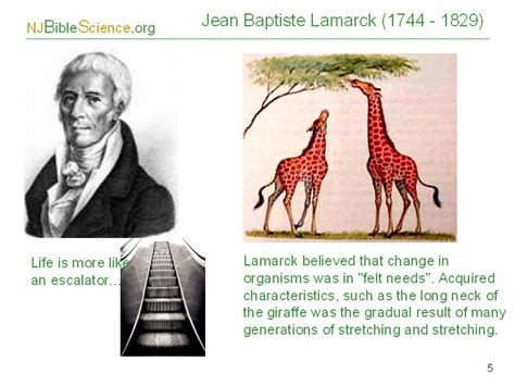 Jean Baptiste Lamarck Theory