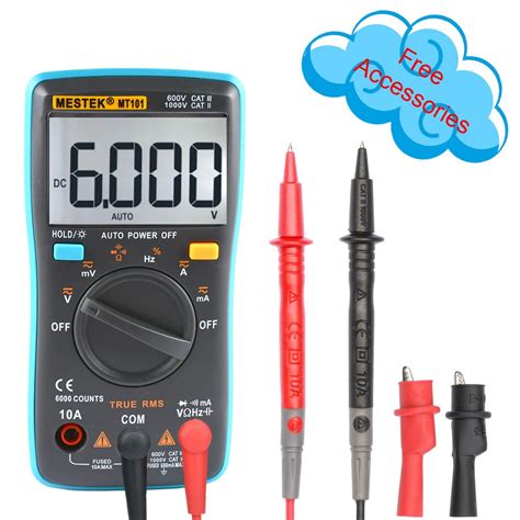 Aliexpress.com : Buy Digital Multimeter DC AC Voltage Current Resistance Tester 6000 Counts ...