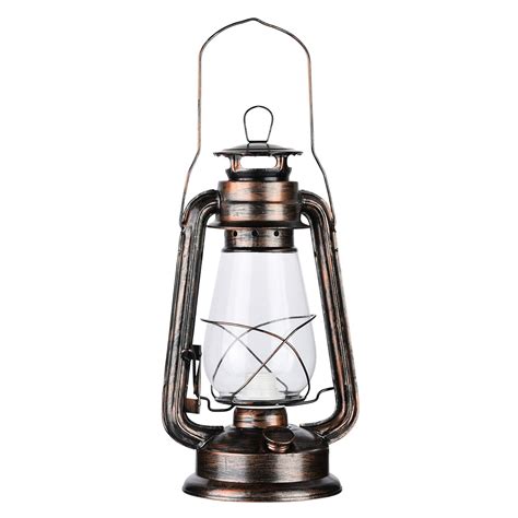 Vintage Rustic Accent Old Fashioned Electric Lantern Oil Lamp with Edison LED | eBay