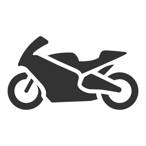 Black and white icon motorcycle 14031642 Vector Art at Vecteezy