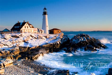 Portland Head Light, Sunrise | Portland head light, Lighthouse, Maine ...