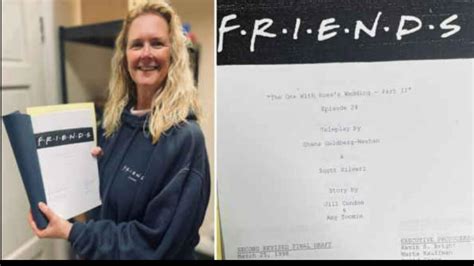 Friends script from 1998 found in trash, now up for auction | Trending ...