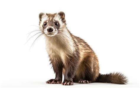 Premium AI Image | Steppe Polecat Grassland Hunter Isolated on a Transparent Background PNG