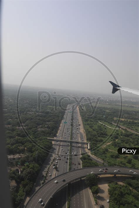 Image of Aerial Views Of New Delhi From Flight-VG836277-Picxy