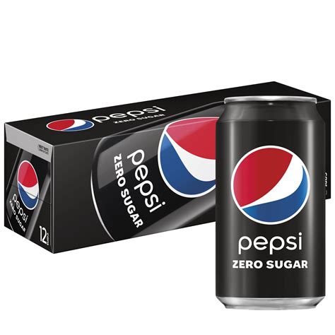 Pepsi Cola Zero Sugar Soda Pop, 12 oz, 12 Pack Cans - Walmart.com