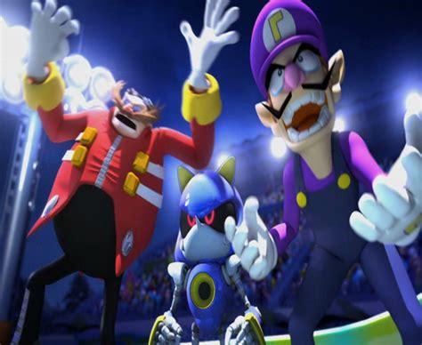 File:MASATOWG Eggman, Metal Sonic and Waluigi go crazy.png - Super Mario Wiki, the Mario ...