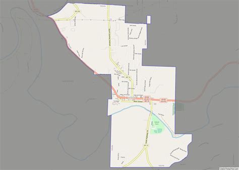 Map of Yellville city