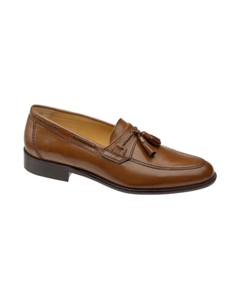 Johnston & Murphy Vauter Tassel Loafers in Brown for Men | Lyst