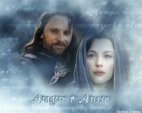 Arwen and Aragorn - Aragorn and Arwen Wallpaper (7610508) - Fanpop