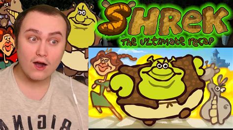 The Ultimate “Shrek” Recap Cartoon | Reaction | Life of shrek - YouTube