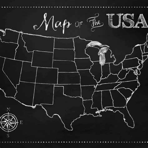 USA Map Wall Art | Prints, Framed Prints And Multi Panel Art