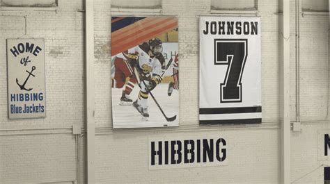 Hibbing/Chisholm retires Adam Johnson's jersey, defeats Duluth Denfeld in emotional matchup ...