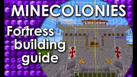 Minecolonies - Fortress building guide - YouTube