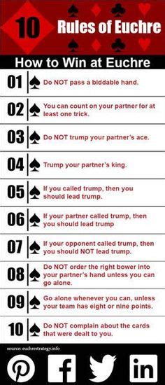 How to Play Two-Handed Euchre | Euchre, Card games, Card game rules