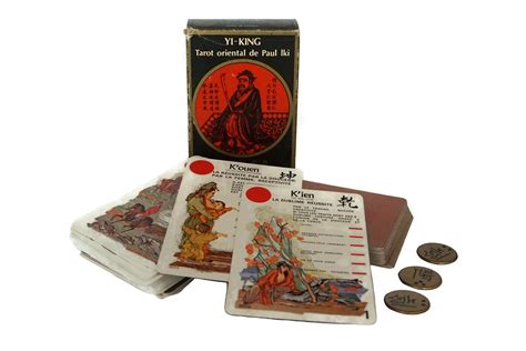 Yi King Oracle Cards, Oriental Tarot by Paul Iki, Vintage I Ching Divination and Fortune Telling ...