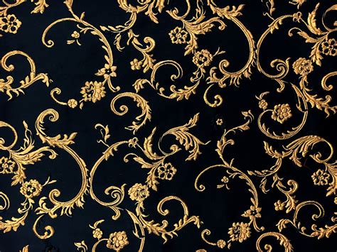 Ornate Filigree Pattern Brocade Royal Pattern, Golden Pattern, Filigree Pattern, Damask Pattern ...