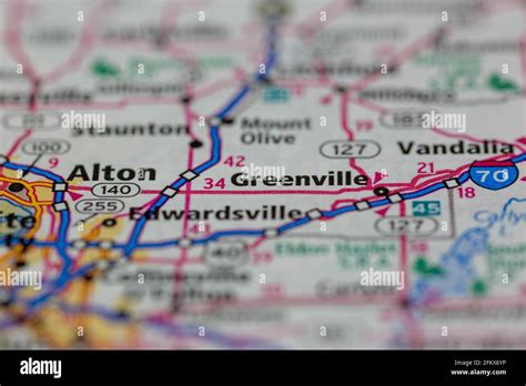 Greenville illinois map hi-res stock photography and images - Alamy