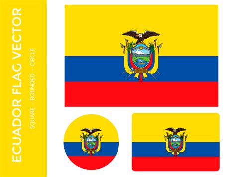 Ecuador Flag Vector | Frebers