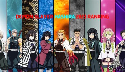 Demon Slayer Hashira 2023 Ranking | WeebQuiz