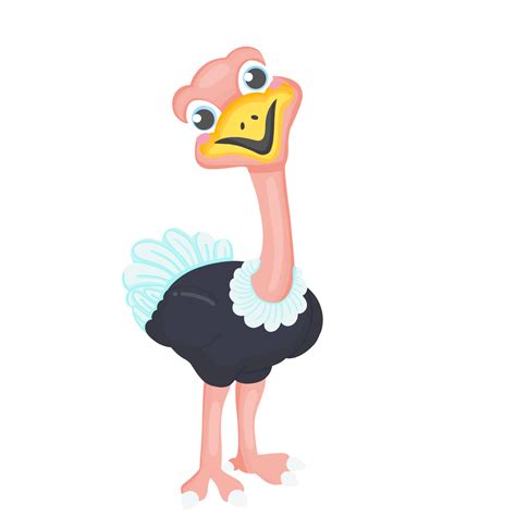 Free cute ostrich animal illustration 13250112 PNG with Transparent ...