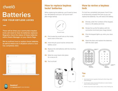 Keyless Yale Door Lock - Battery Replacement