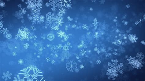 Animated Background With Snowflakes Stock Footage Video 5500445 ...