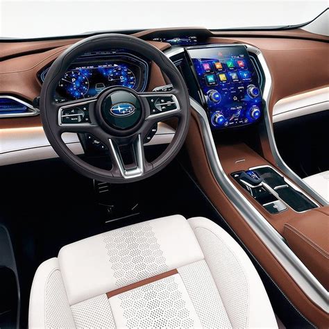 Subaru Ascent SUV Concept 2017 Interior do conceito explora o conceito da Subaru inspirado na ...