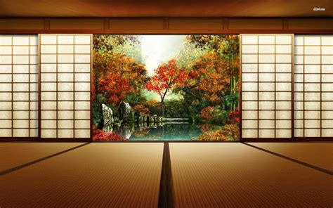 Japanese room wallpaper | Japanese style house, Japanese room, Japanese garden