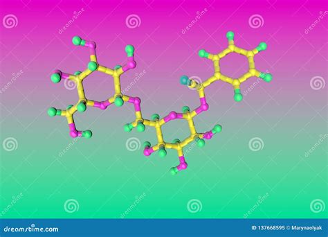 Amygdalin, Laetrile Molecule, Is A Naturally Occurring Cyanogenic ...