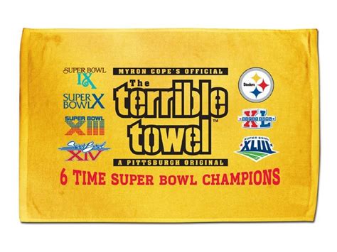 THE Terrible Towel | Pittsburgh Steelers | Pinterest