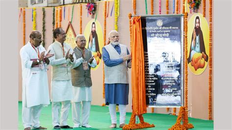 PM Shri Modi lays foundation stone for Saint Ravidas Temple : A centre of Indian culture and harmony