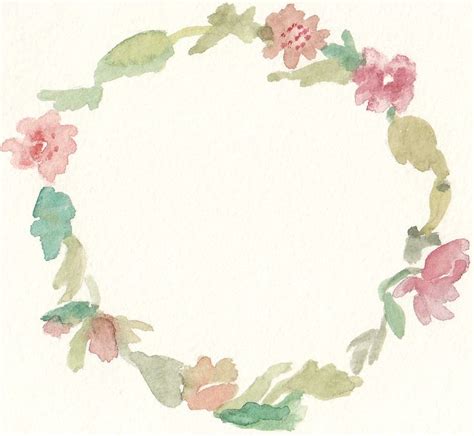 Free Watercolor Floral Wreath Clip Art | Printables | Pinterest