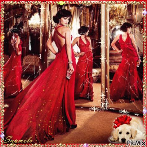 Red Formal Dress, Formal Dresses, Gifs, Fashion, Rouge, Woman, Dresses ...