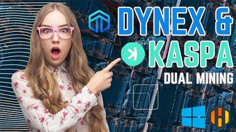 Dynex (DNX) and Kaspa (KAS) Dual Mining Tutorial | Crypto coin, Crypto currencies, Mining