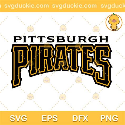 Pittsburgh Pirates Yellow Logo SVG, Pirates Baseball logo