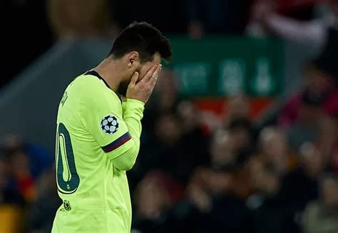 Lionel Messi seen CRYING down corridors Of Anfield After Barcelona ...