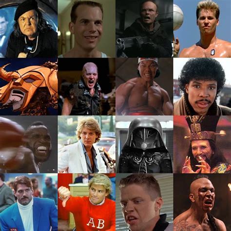 80's Movie Villains (pics) | 80s movies, Classic movies, Childhood memories