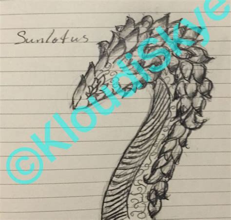 Oc Dragon drawn by @KloudiSkye | Dragon drawing, Snake dragon, Art