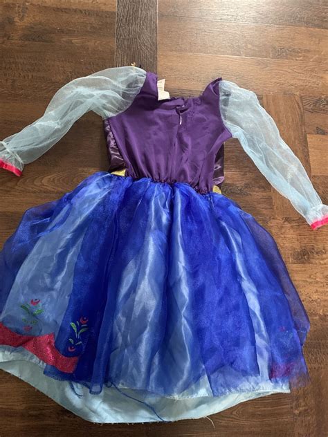 Anna From Frozen Halloween Costume Girls Small 4-6X D… - Gem