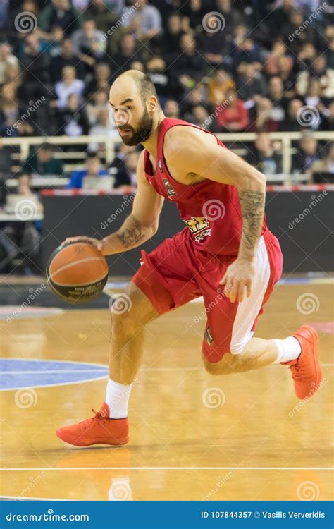 Greek Basket League Game Paok Vs Olympiacos Editorial Photography ...